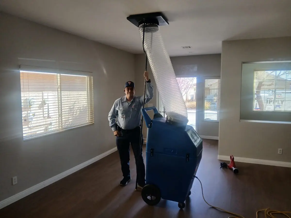 Professional Dryer Vent Cleaning work inside a Laguna Niguel home